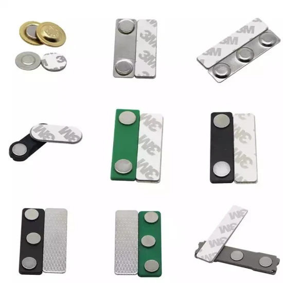 Tedamag 高品質の金属プラスチック磁気バッジ再利用可能な耐久性のあるボタンバッジ磁気バッジタグ制服ホテル用